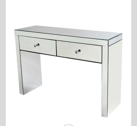Make up-station / dressing  console table mirrored