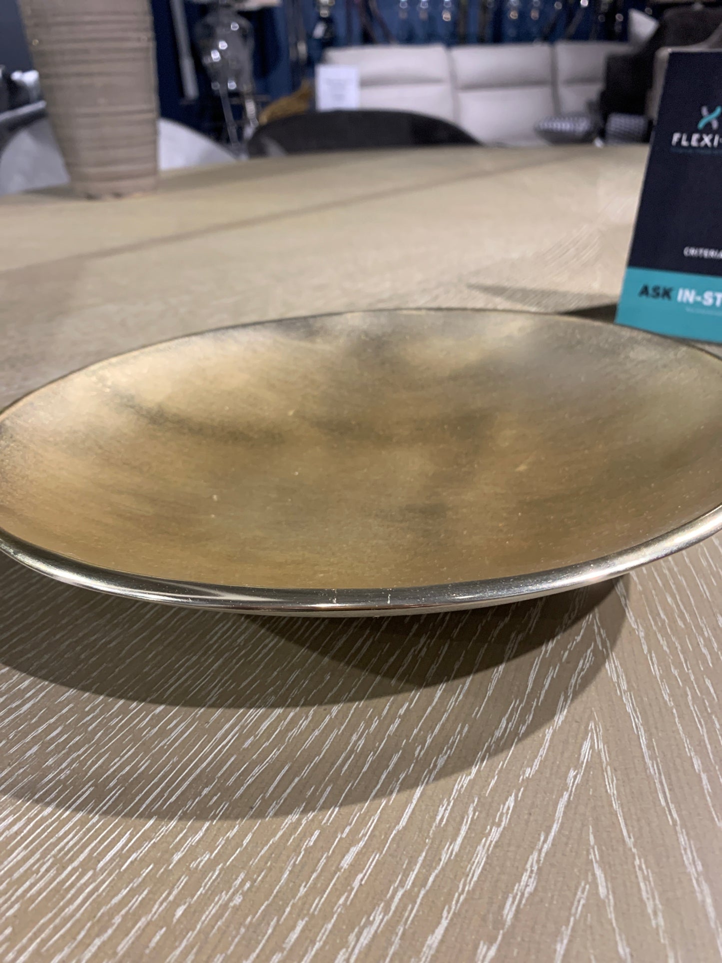 Ferber decorative  bowl in champagne to collect only