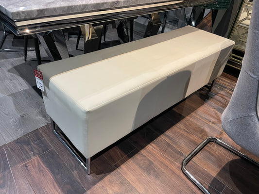 Blockette Bench Seat - click n collect in Cream reduced to clear Instore!!