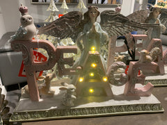 Peace LED  Christmas sculpture. Click N Collect only