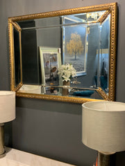 Fabulous gold trimmed mirror last one half price Click N Collect