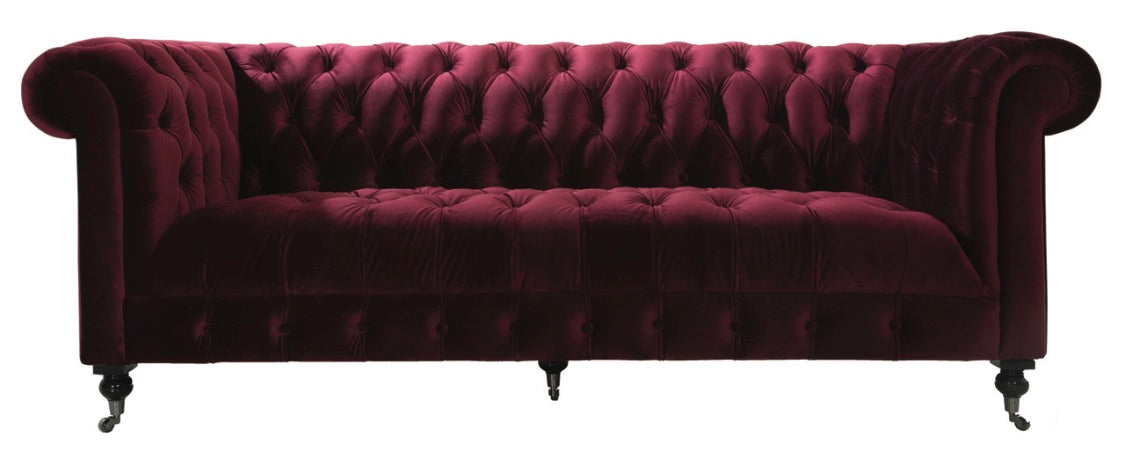 Darby footstool  in grey or berry Instore purchase only /collection