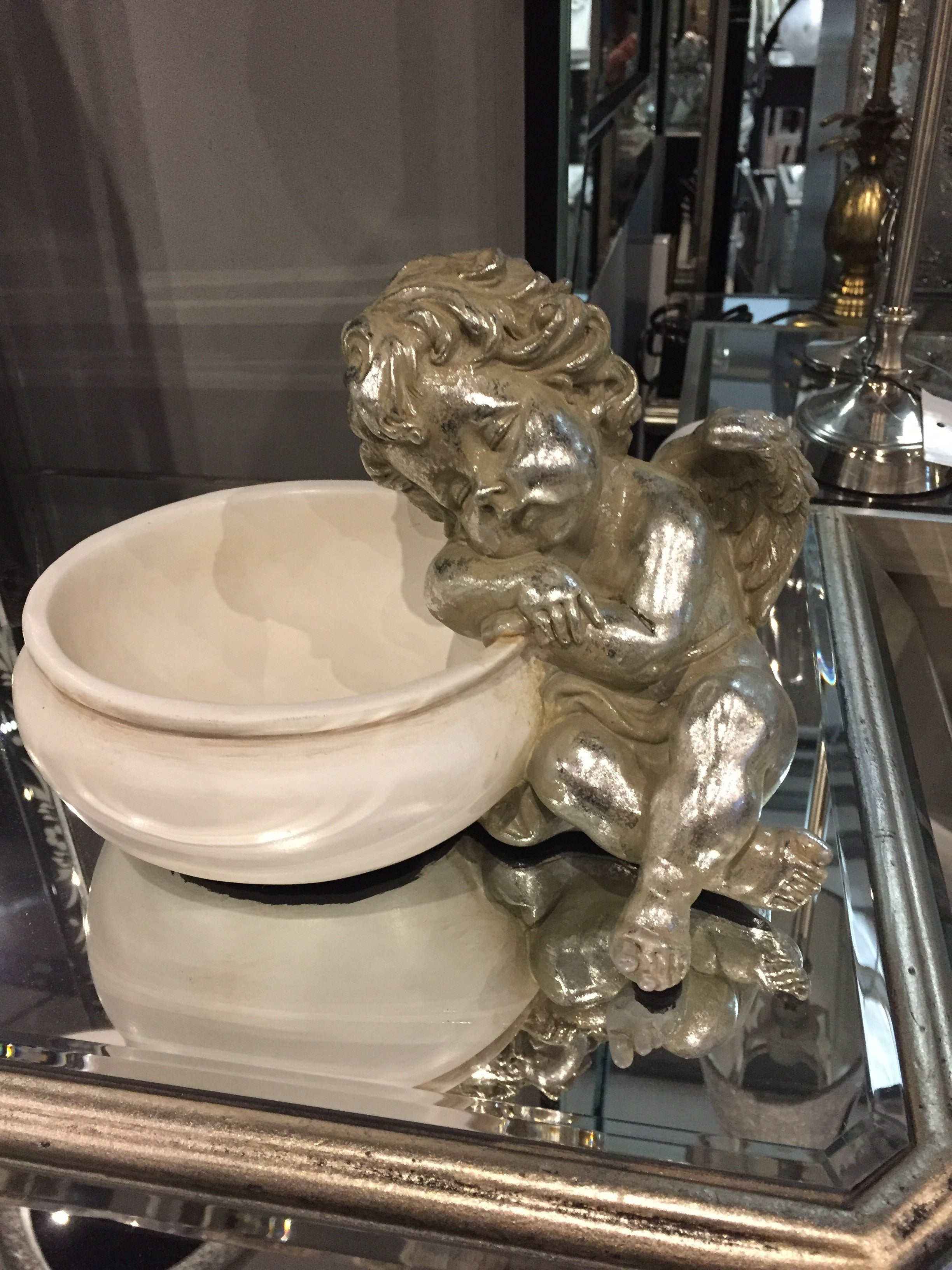 Cherub and trinket adorable bowl collect only