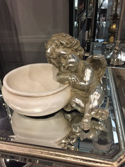 Cherub and trinket adorable bowl collect only