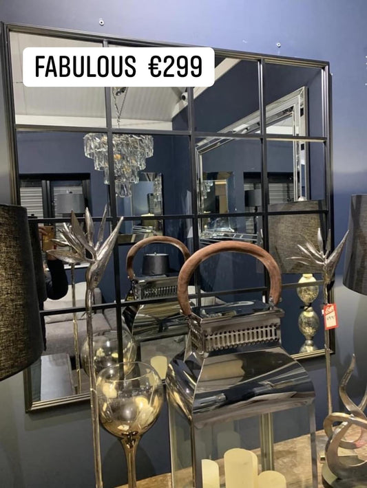 16 section McG black window mirror. Reduced  almost half price