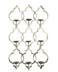 Gold Marrakech Tealight candle wall sconce 9 REDUCED