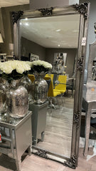 Juliette 6 x3ft French Leaner mirror in fabulous Antique finish reduced to clear shipping extra  . Boxed but sold as seen view instore to purchase