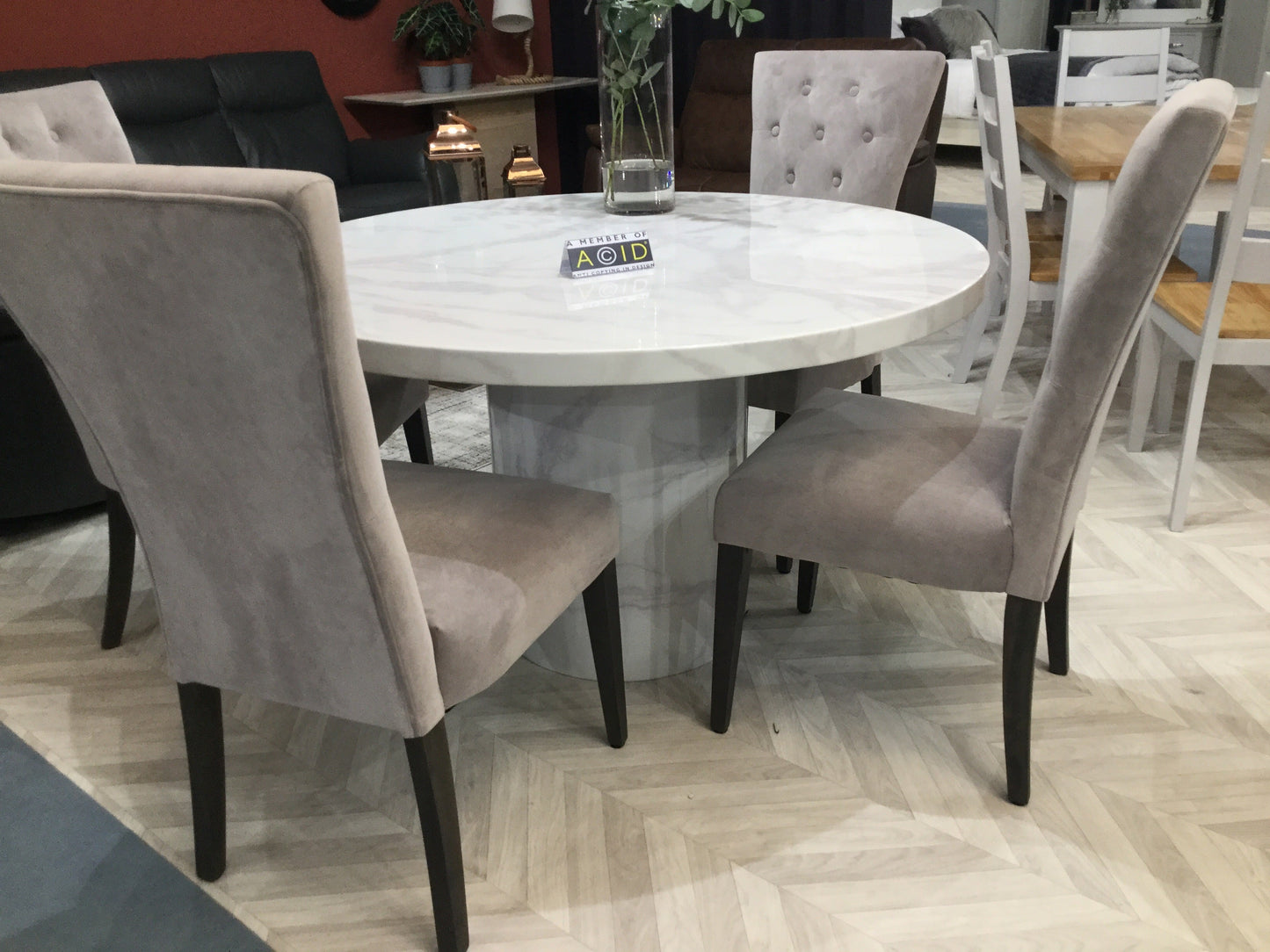 Pembroke   taupe carver dining armchair taupe reduced