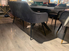 Vienna Velvet Dining chairs snd bench massive reduction Purchase INSTORE only