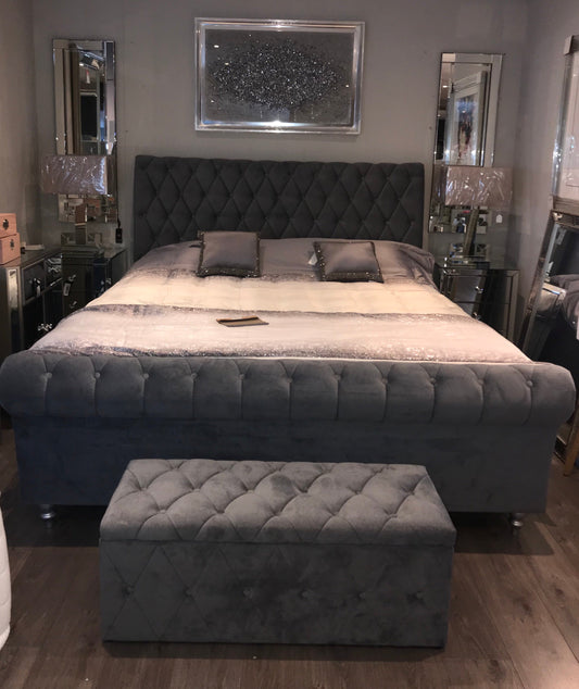 Kildare Double bed Grey SALE REDUCED