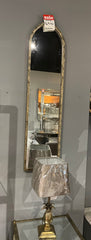 Moroccan style mirror with brushed gold frame clearance instore