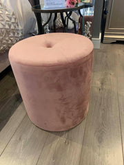 Chesterfield footstool in blush last one unboxed . Collect only