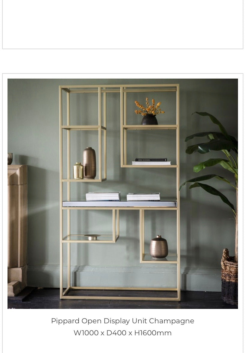 Pippa tall wall  unit reduced to clear display cabinet ingold colour . Available in outlet store for collection