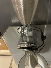 Jb2 silver table lamp w shade Instore only