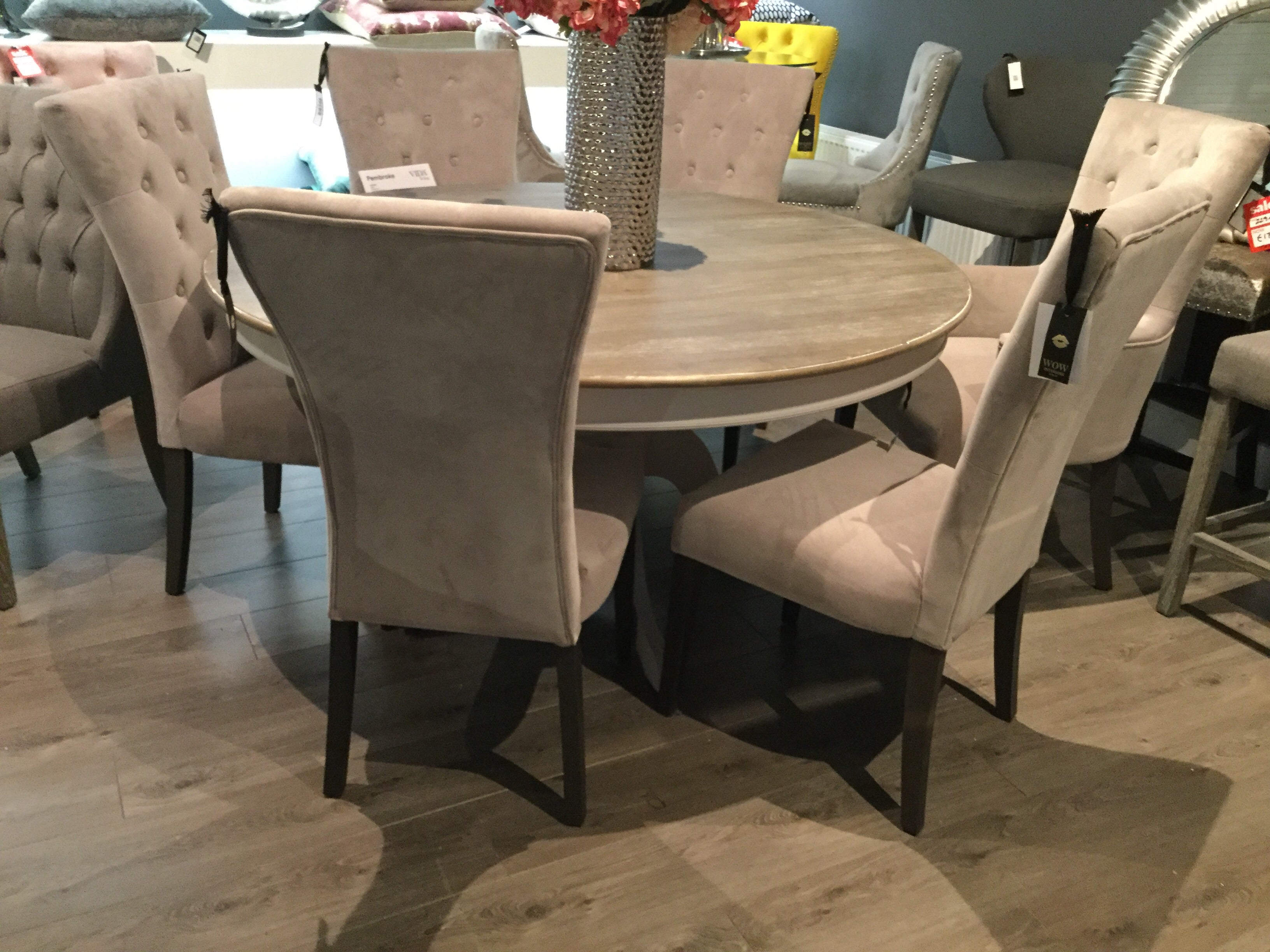 Pembroke dining chair taupe set of 4  reduced,  order IN STORE
