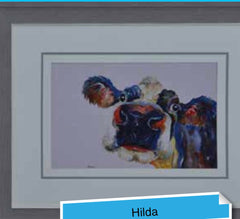 New colourful Hilda wall art LAST ONE AVAILABLE for collection