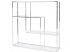 Linton stainless steel and glass Modular display unit