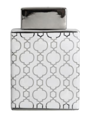 Marrakech Silver Medium Ginger Jar Instore Purchase only