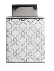 Marrakech Silver Large Ginger Jar click n collect only