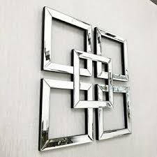 Manhattan Wall  large Geo Art Mirror mirror colour disposal sale. One only