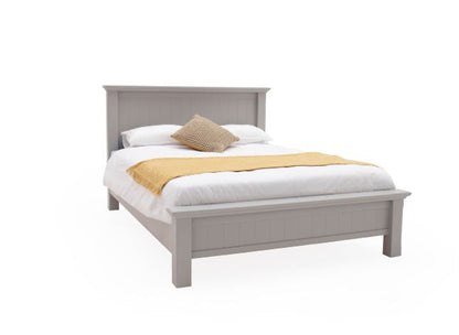 Turner Bed Hand Painted in Pavillion Grey 5ft King Size