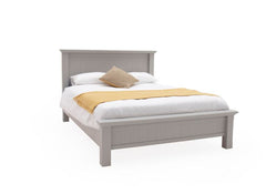 Troy  Bed Hand Painted in Pavillion Grey 5ft King Size. clearance offer LAST ONE