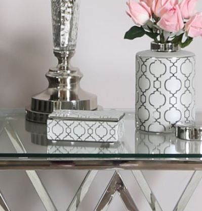 Marrakech Silver Trinket Box click n collect