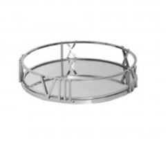 Large  stunning  Roman Numeral Metal Mirrored Tray reduced by up to 60% collect only Instore
