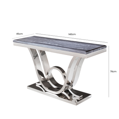 Jupiter 140cm Marble Console table   Massive reduction instore !